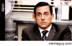 Pay attention gif of Michael from "The Office".