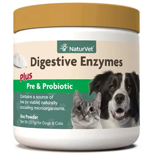 NaturVet Digestive Enzymes for Dogs