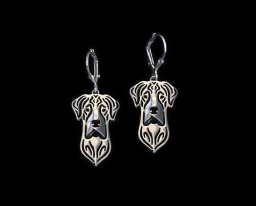 great dane earrings