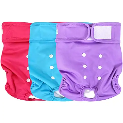 Wegreeco Washable Reusable Premium Dog Diapers